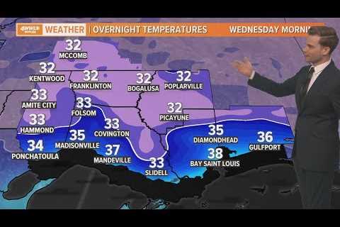 Weather: Light freeze tonight across parts of the area