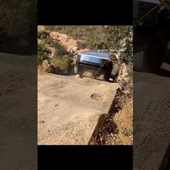 Tesla Cybertruck Hill Test #shorts #cybertruck #electric