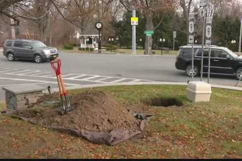 Time capsule buried behind new Loudonville sign