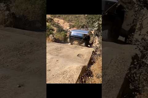 Tesla Cybertruck Hill Test #shorts #cybertruck #electric