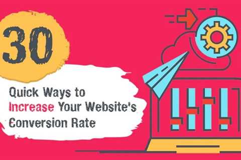 30 Quick Ways to Increase Your Website’s Conversion Rate [Infographic]