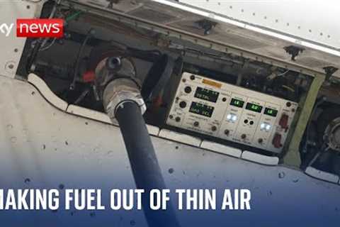 UK's first air capture plant turned on to remove CO2 from the atmosphere and turn it into jet fuel