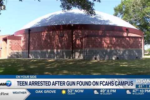 Teen in custody after firearm found on FCAHS campus