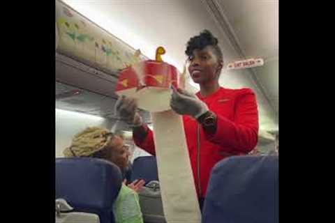 Flight Attendants Create Special Surprise For Passengers Getting Married