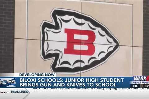 Biloxi Junior High student brings gun, knives to school