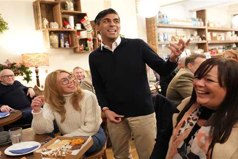 Rishi Sunak Holds Court in Coffee Shop as He Prepares for Talks on Tackling Migration