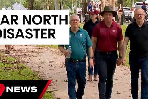 Anthony Albanese visits Queensland communities devastated by flood disaster