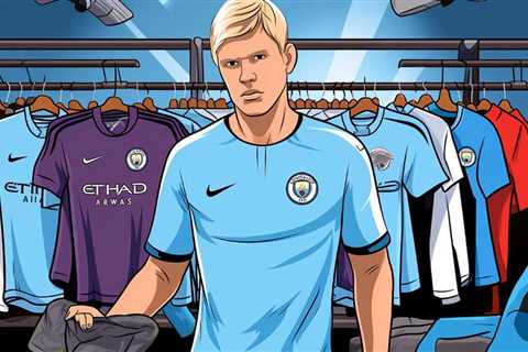 Man City Star Erling Haaland Applies to Trademark His Initials - Possible Range of Silk Pyjamas in..