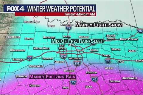 Dallas weather: Dangerous cold, freezing drizzle in the forecast Sunday