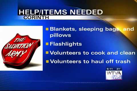 The Salvation Army in Corinth is seeking help and items to be donated