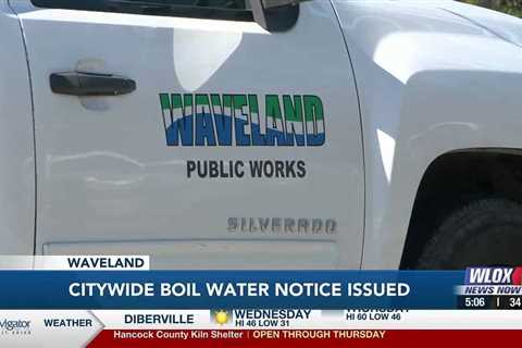 City of Waveland under water boil advisory due to freezing temperatures