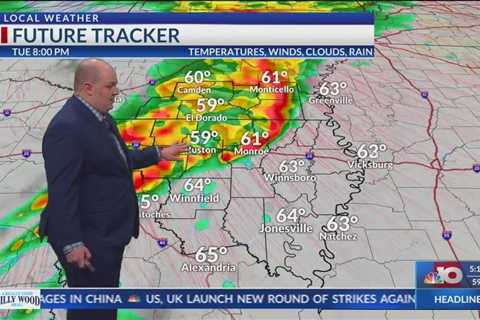 Morning Forecast – Tuesday, Jan. 23rd