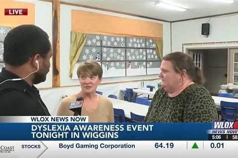 LIVE: Dyslexia awareness event happening in Wiggins