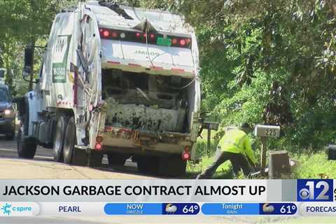 Jackson's garbage contract almost up