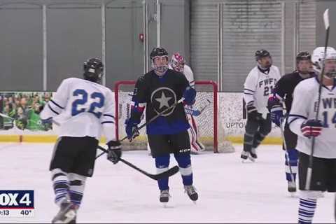 Charity hockey game held to help Dallas PD sergeant