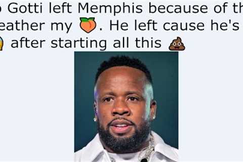 Yo Gotti left Memphis because of the weather my 🍑. He left cause he''s 😱  after starting all this ..