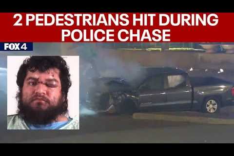 Police chase video: Fort Worth PD chase ends in crash, 2 injured