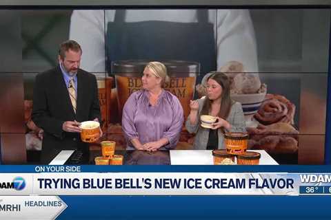 Blue Bell brings new flavor, Cinnamon Twist, to WDAM Sunrise