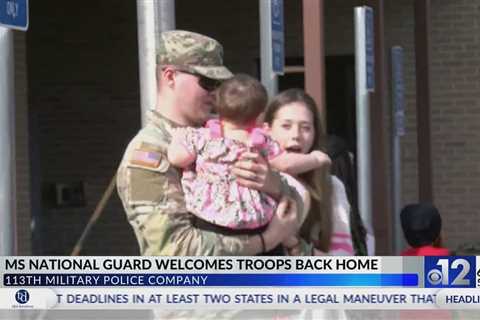 Mississippi National Guard troops return home from Alaska