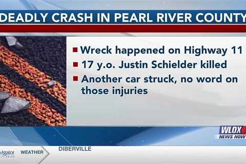 Teenager killed in Pearl River County crash