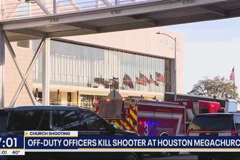 Female shooter killed inside Houston mega church