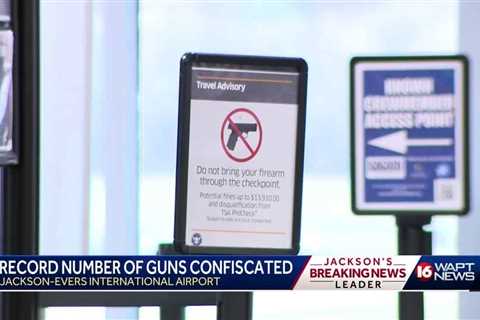 4 guns confiscated this year at Jackson airport