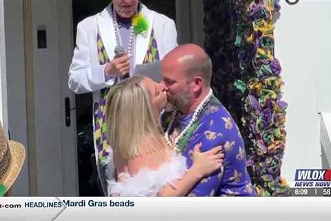 Biloxi man ties the knot with his soulmate during Fat Tuesday wedding