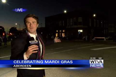 Jake and Matt report live from Mardi Gras parade in Aberdeen