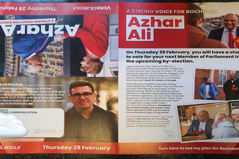 Labour's Humiliation in Rochdale Continues as Party Leaflets Supporting Ditched Candidate Surface