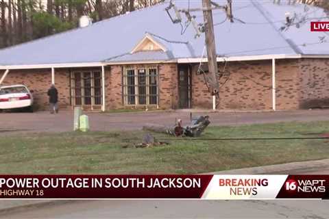 Car crash likely cause of power outage in South Jackson