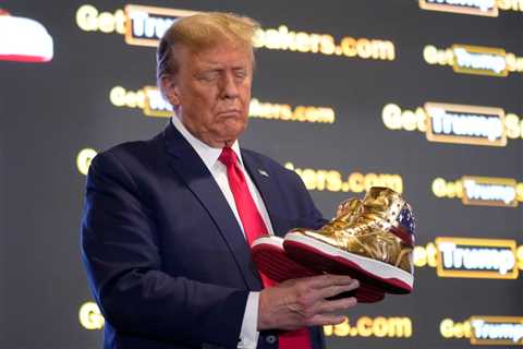 Trump launches $399 shoes days after being ordered to pay £350m in fraud trial: Live