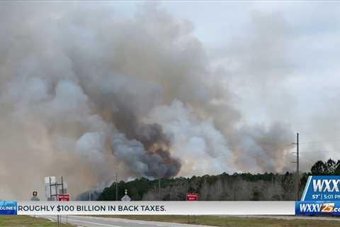 More than 400 acres have burned in Hancock Co. as crews continue to fight fires