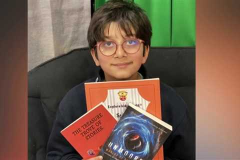 Sixth grade student just published his third book