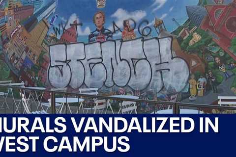 Murals in West Campus defaced by graffiti | FOX 7 Austin