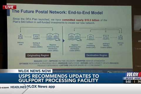 LIVE: USPS recommends updates to Gulfport processing facility