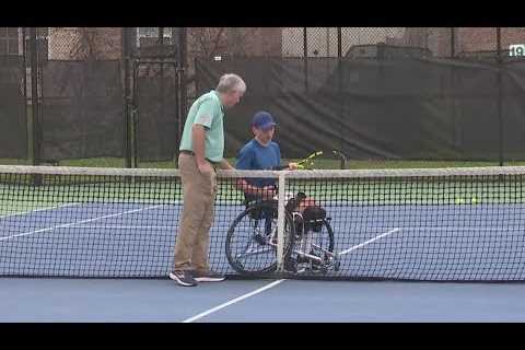 Wheelchair tennis players compete in Baton Rouge