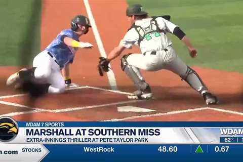 'Catcher obstruction' call gives USM 2-1 win in 13 innings