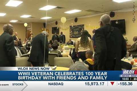 Local WWII veteran celebrates 100th birthday with family and friends