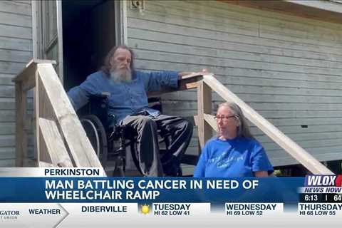 Disabled Perkinston man battling cancer in need of wheelchair ramp