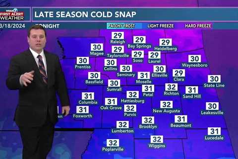 Patrick's Monday PM Forecast 3/18