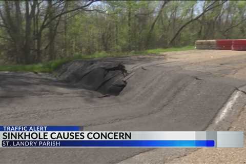 Sinkhole causes concern in St. Landry Parish