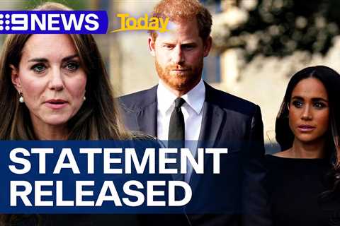 Prince Harry and Meghan release statement following Kate’s cancer diagnosis