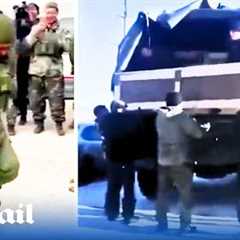 Russian soldiers who danced as they went to war in Ukraine return home in boxes