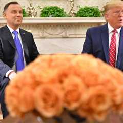 Trump dines with Polish president in New York