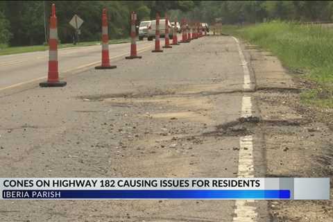 Highway-182 intersection still unrepaired months after train derailment