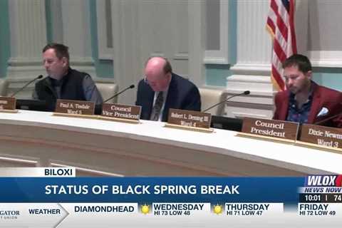 Biloxi City Council gives update on status of Black Spring Break