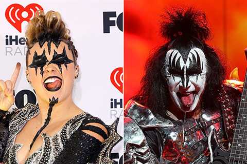 Gene Simmons Supports Jojo Siwa’s KISS-Inspired iHeartRadio Look – Hollywood Life