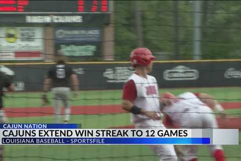 Cajun win streak extended to 12 games