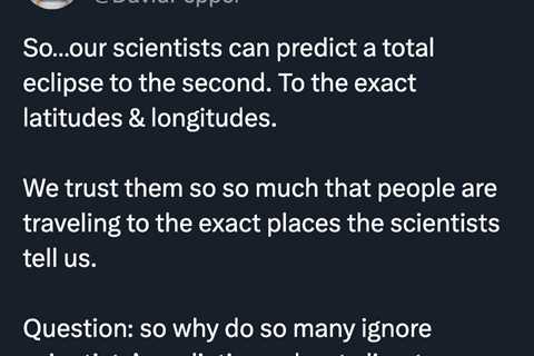 Trusting Scientists Re: Climate Change