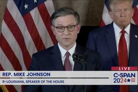 Trump supports U.S. House Speaker Johnson, elections agenda in joint appearance •